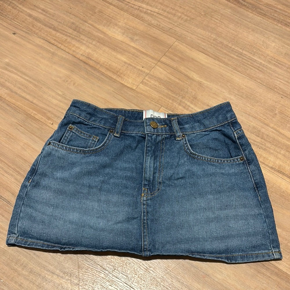 Denim Mini Skirt